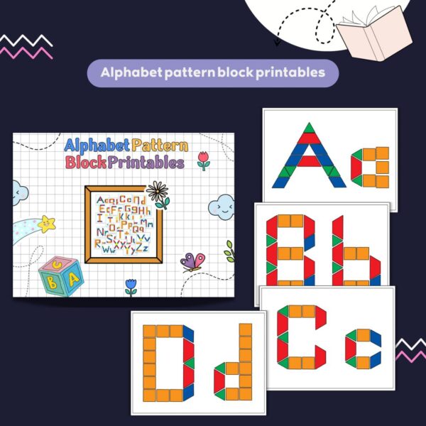 Alphabets Pattren Block printables